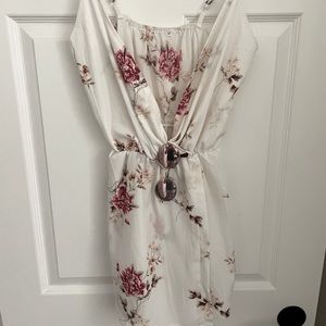 Floral short romper